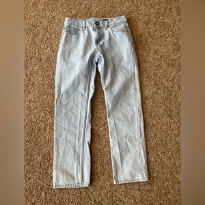Volcom Light Blue Straight Leg Jeans